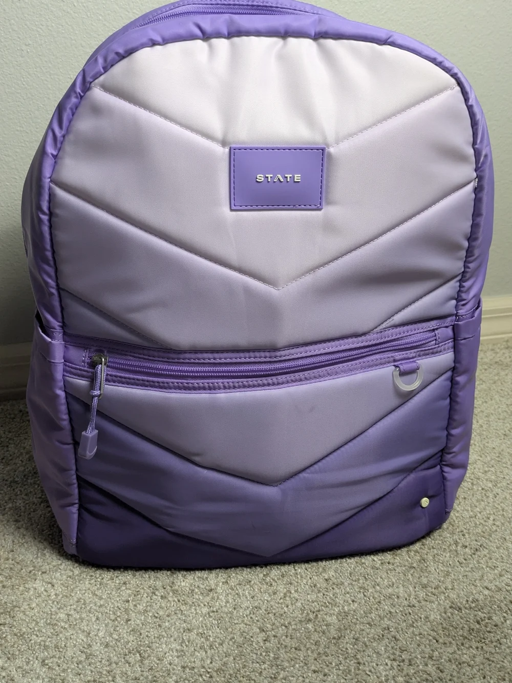 State BagsKane Double Pocket Large lilac Back To School